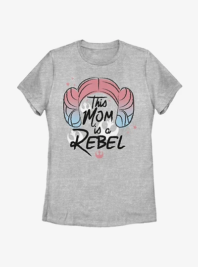 Star Wars Rebel Leia Mom Womens T-Shirt