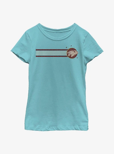 Star Wars Flight Of Falcon Youth Girls T-Shirt