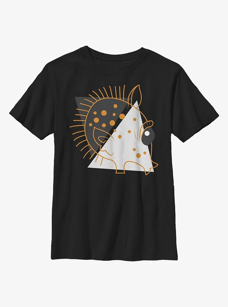 Star Wars Spooky Greedo Lines Youth T-Shirt