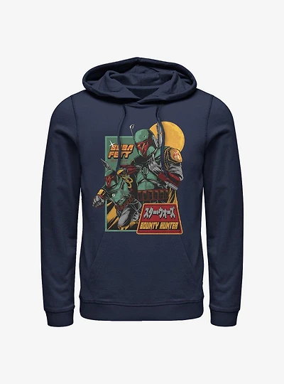 Star Wars The Mandalorian Japanese Text Hoodie