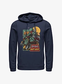 Star Wars The Mandalorian Japanese Text Hoodie