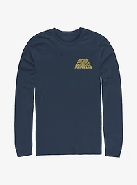 Star Wars Distressed Slant Logo Long-Sleeve T-Shirt