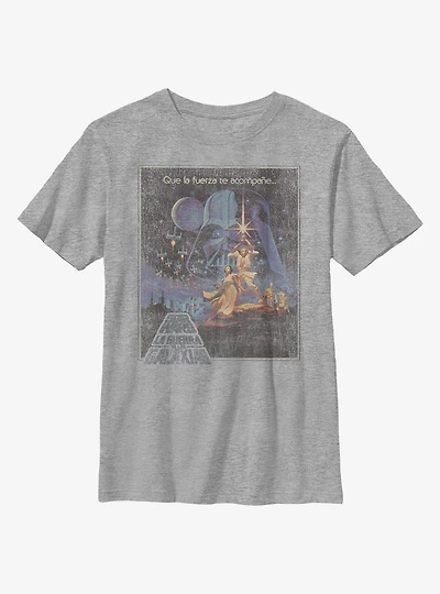 Star Wars Que La Fuerze Te Acompane Youth T-Shirt