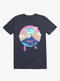 Fuji Wave Navy Blue T-Shirt