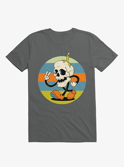 Skull Candle Boy Charcoal Grey T-Shirt