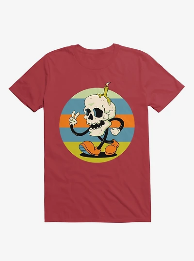 Skull Candle Boy Red T-Shirt