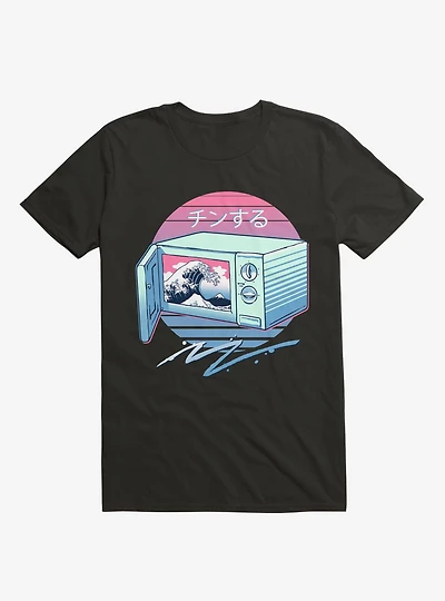 The Micro Wave! Black T-Shirt