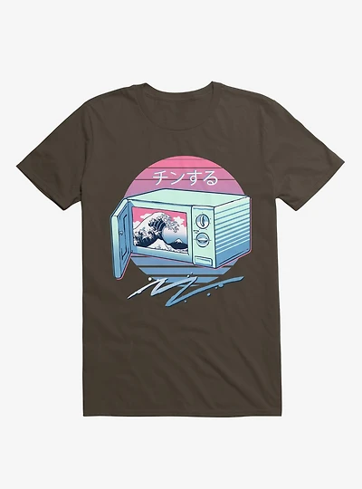 The Micro Wave! Brown T-Shirt