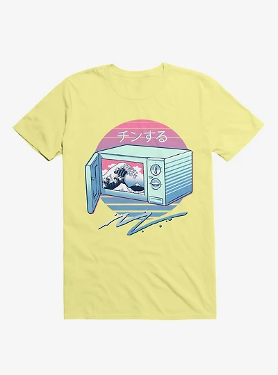The Micro Wave! Corn Silk Yellow T-Shirt