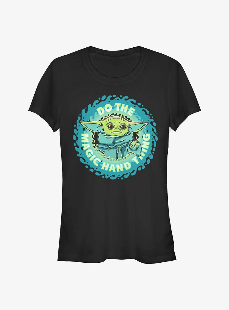 Star Wars The Mandalorian Child Hand Thing Girls T-Shirt