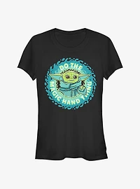 Star Wars The Mandalorian Child Hand Thing Girls T-Shirt
