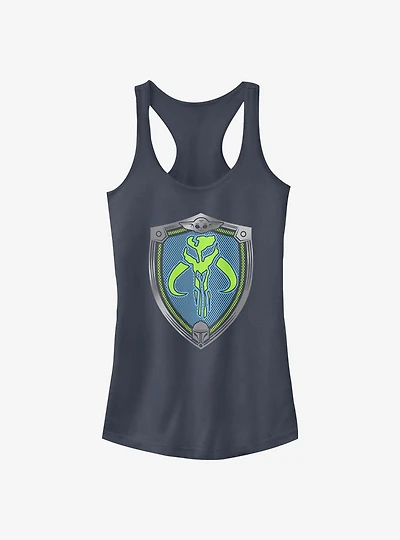 Star Wars The Mandalorian Mando Shield Girls Tank
