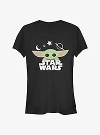 Star Wars The Mandalorian Child Cute Stars Girls T-Shirt