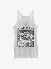 Star Wars The Mandalorian Child Doodle Photo Girls Tank