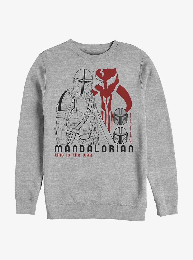 Star Wars The Mandalorian Mando Way Crew Sweatshirt