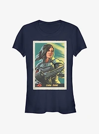 Star Wars The Mandalorian Cara Dune Poster Girls T-Shirt