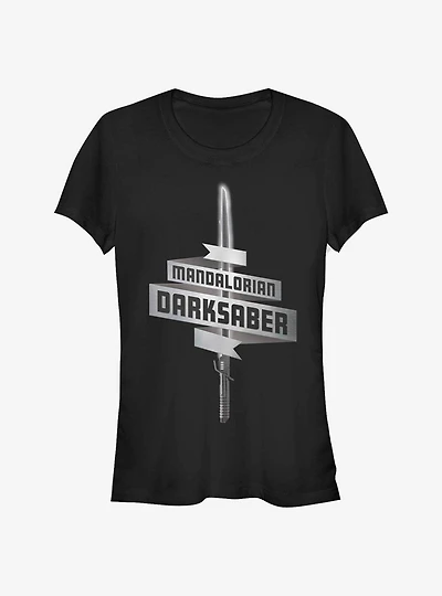 Star Wars The Mandalorian Darksaber Girls T-Shirt