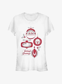 Star Wars The Mandalorian Galaxy's Greetings Child Girls T-Shirt