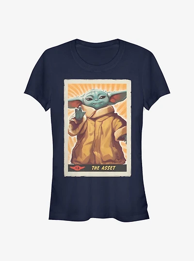 Star Wars The Mandalorian Asset Child Poster Girls T-Shirt