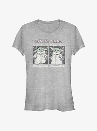 Star Wars The Mandalorian Child Double Tarot Girls T-Shirt
