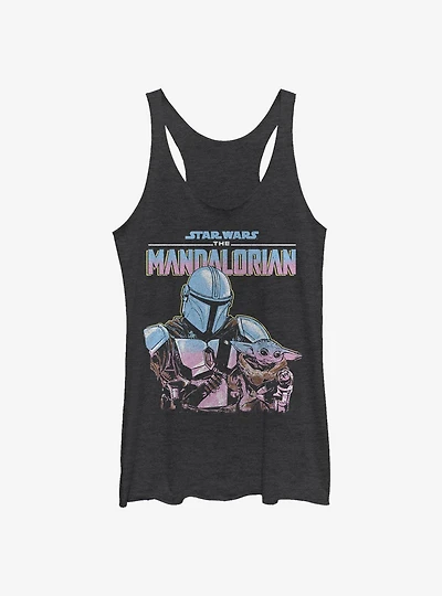 Star Wars The Mandalorian Mando Lone Wolf Girls Tank