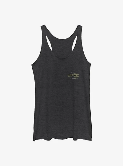 Star Wars The Mandalorian Child Card Badge Girls Tank