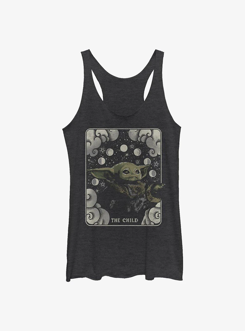 Star Wars The Mandalorian Child Tarot Card Girls Tank