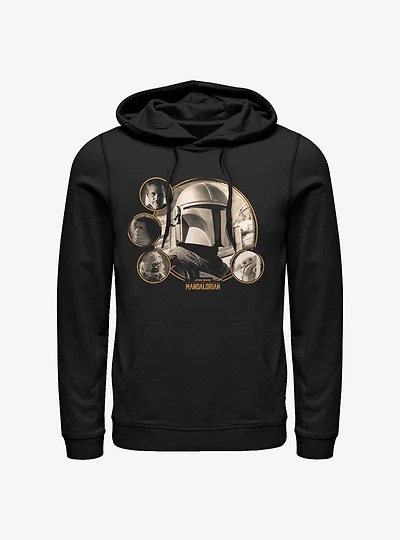 Star Wars The Mandalorian Group Bubbles Hoodie