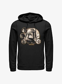 Star Wars The Mandalorian Group Bubbles Hoodie