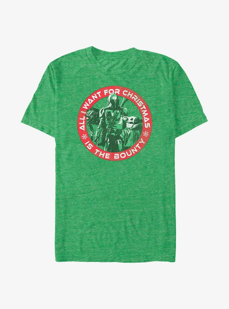 Star Wars The Mandalorian Christmas Bounty Child T-Shirt