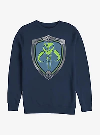 Star Wars The Mandalorian Mando Shield Crew Sweatshirt