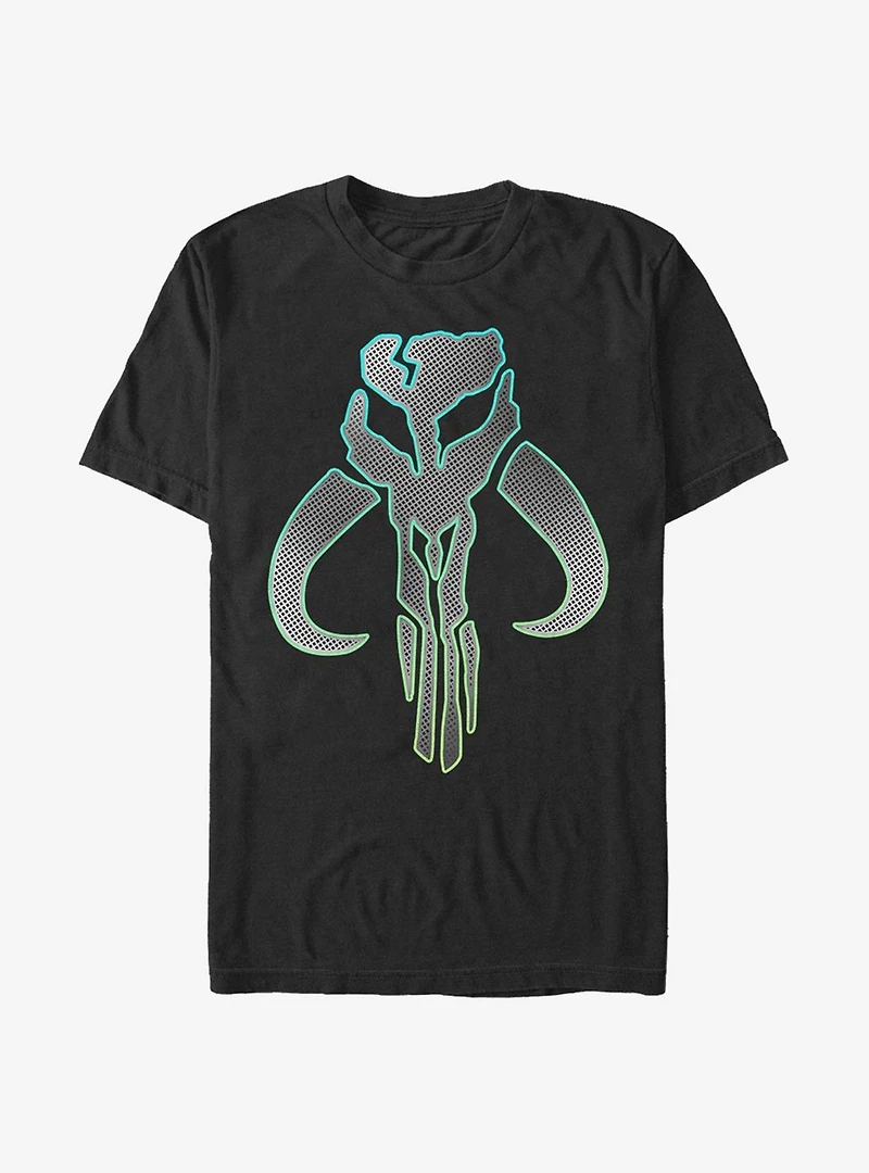 Star Wars The Mandalorian Mando Silver T-Shirt