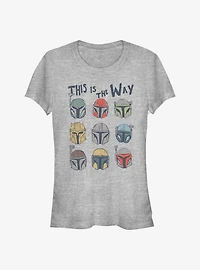 Star Wars The Mandalorian Way Helmets Girls T-Shirt