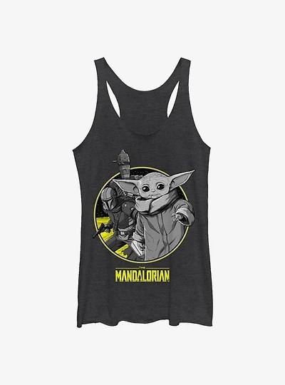 Star Wars The Mandalorian The Way Team Frame Girls Tank