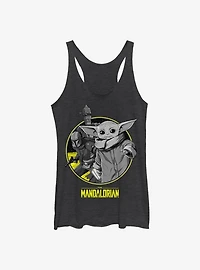 Star Wars The Mandalorian The Way Team Frame Girls Tank