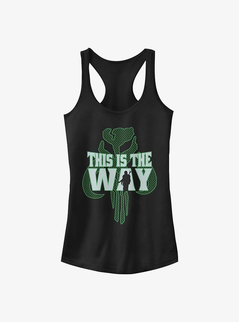 Star Wars The Mandalorian This Is Way Pattern Girls Tank