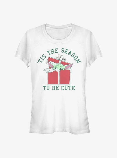Star Wars The Mandalorian Child 'Tis Season Girls T-Shirt