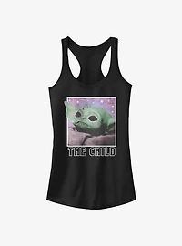 Star Wars The Mandalorian Child Cosmic Frame Girls Tank