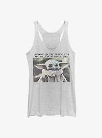Star Wars The Mandalorian Child Millionth Snack Girls Tank