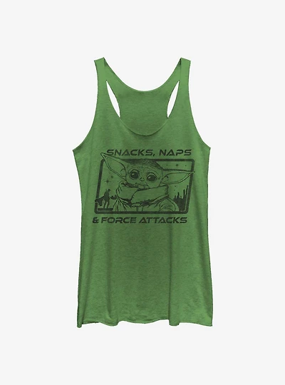 Star Wars The Mandalorian Child Snacks And Naps Girls Tank