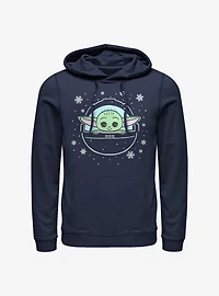 Star Wars The Mandalorian Child Loves Snow Hoodie