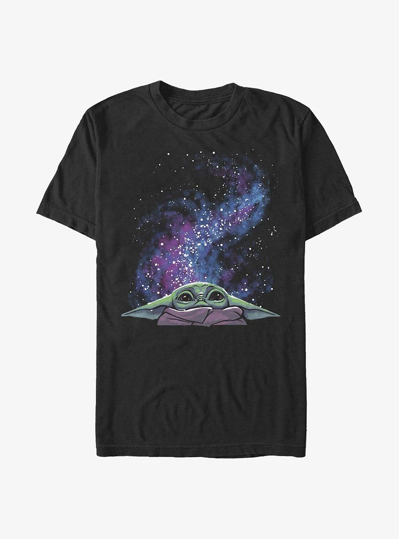 Star Wars The Mandalorian Child Galaxy Peek T-Shirt
