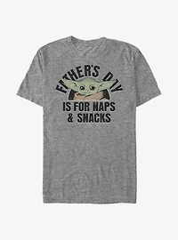 Star Wars The Mandalorian Child Naps And Snacks T-Shirt