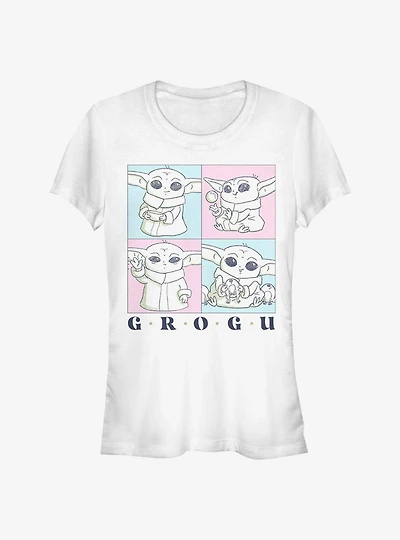 Star Wars The Mandalorian Child Cute Boxup Girls T-Shirt