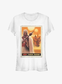 Star Wars The Mandalorian Tusken Raiders Poster Girls T-Shirt