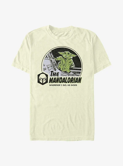 Star Wars The Mandalorian The Child In Space T-Shirt