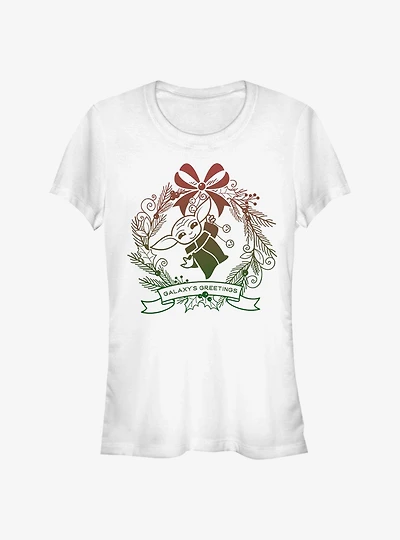 Star Wars The Mandalorian The Child Galaxy's Greetings Girls T-Shirt