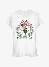 Star Wars The Mandalorian The Child Galaxy's Greetings Girls T-Shirt