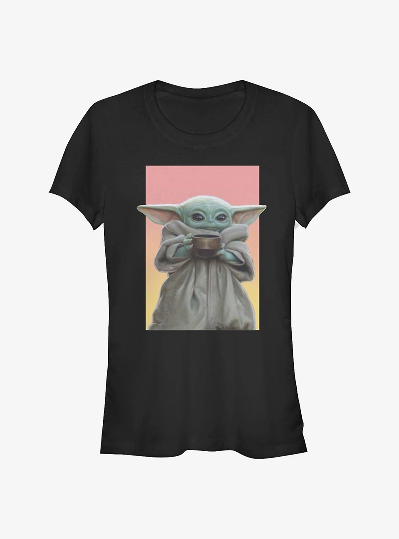 Star Wars The Mandalorian Child Soup Box Girls T-Shirt