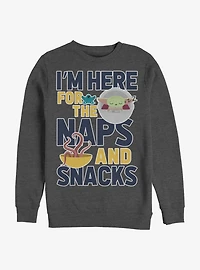 Star Wars The Mandalorian Child Naps And Snacks Hoodie